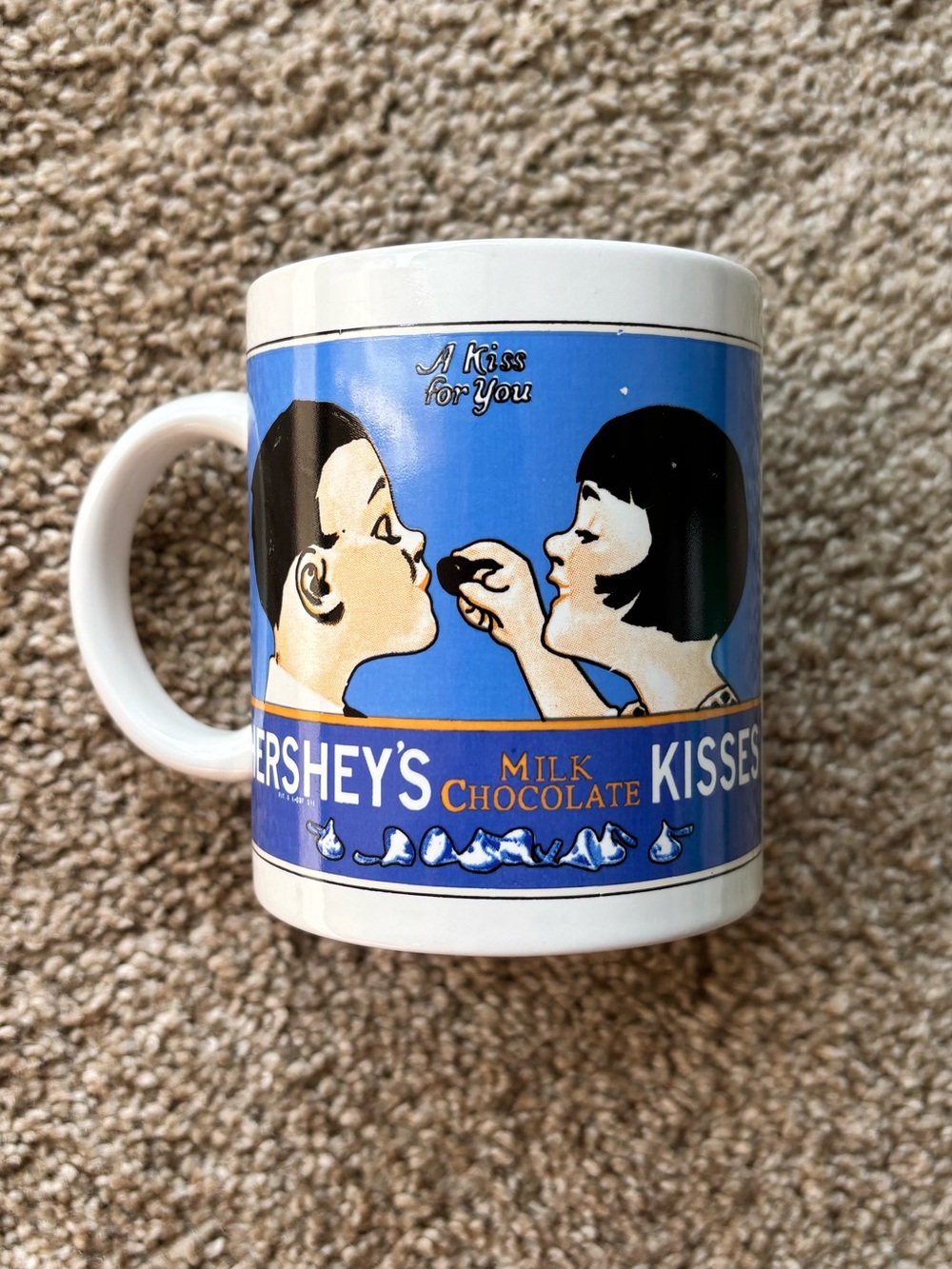 Vintage Hersheys kiss coffee mug